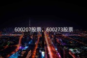 600207股票，600273股票
