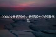 000807云铝股份，云铝股份的股票代码