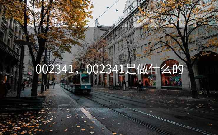 002341,002341是做什么的 002341,002341是做什么的