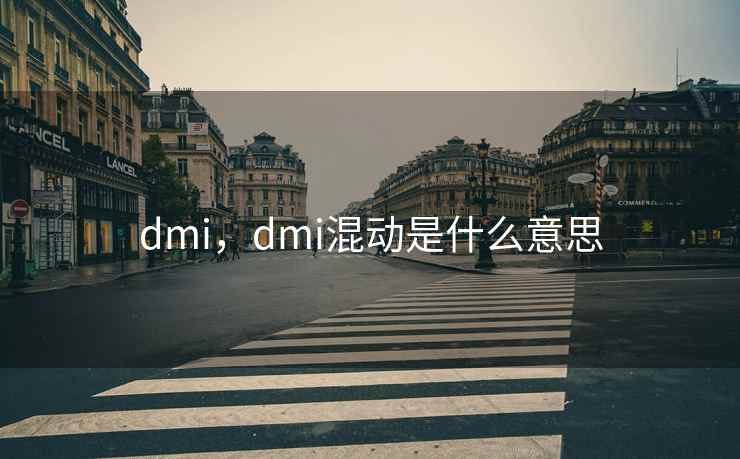 dmi，dmi混动是什么意思