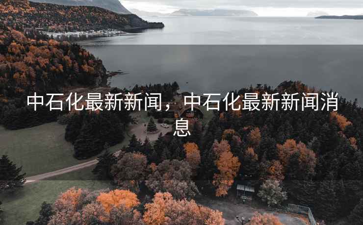 中石化最新新闻，中石化最新新闻消息