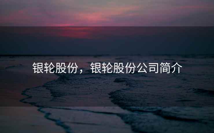 银轮股份，银轮股份公司简介