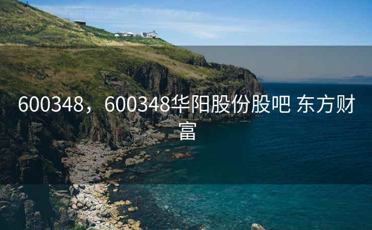600348，600348华阳股份股吧 东方财富