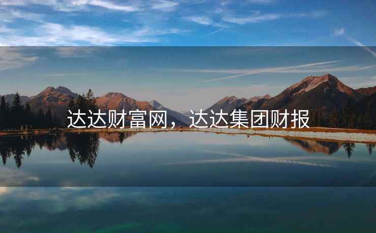 达达财富网，达达集团财报