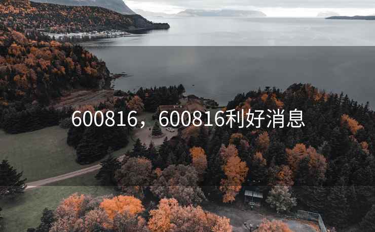 600816，600816利好消息